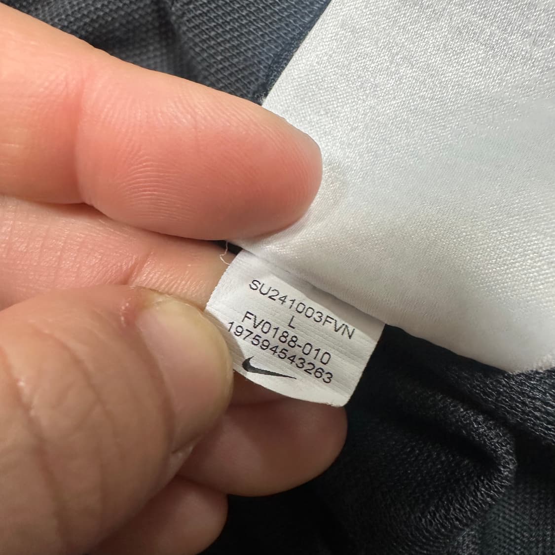 ✨ (바배) 나이키 크롭 반집업 반팔티 (12-13) 상품이미지5