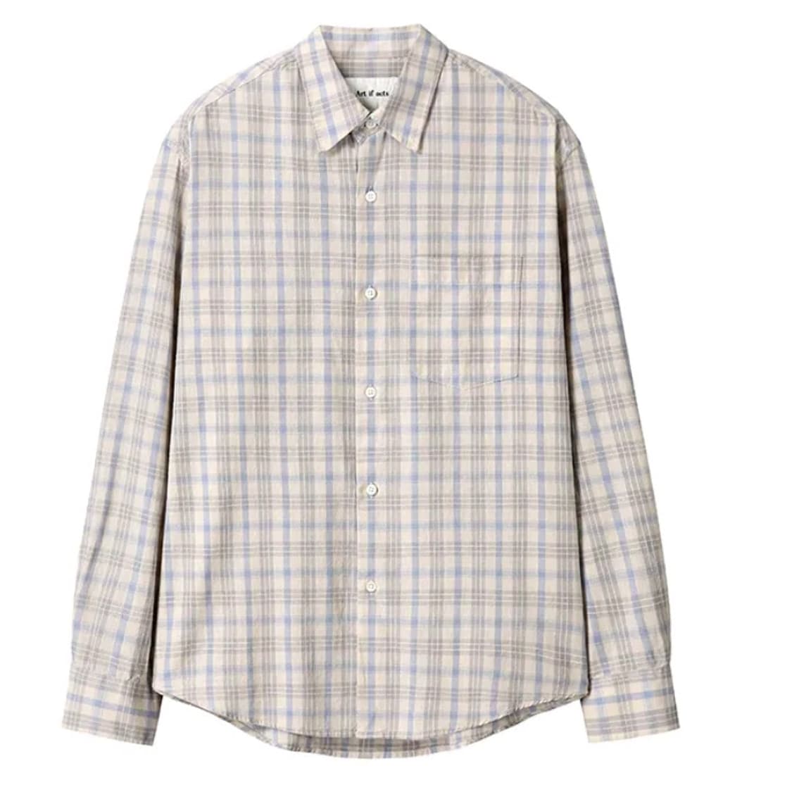 아트이프액츠 French Check Shirt_Cliff/Blue L 상품이미지1
