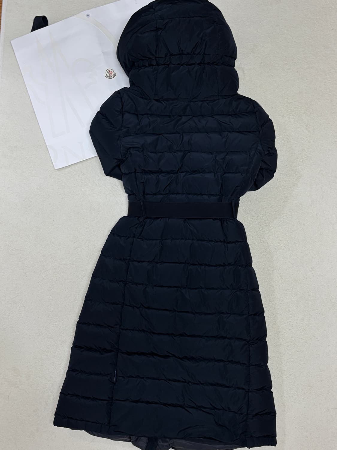 (최상) 몽클레어 여성 벨트 패딩 0 몽클레어 여성 벨트 롱패딩 0 상품이미지7