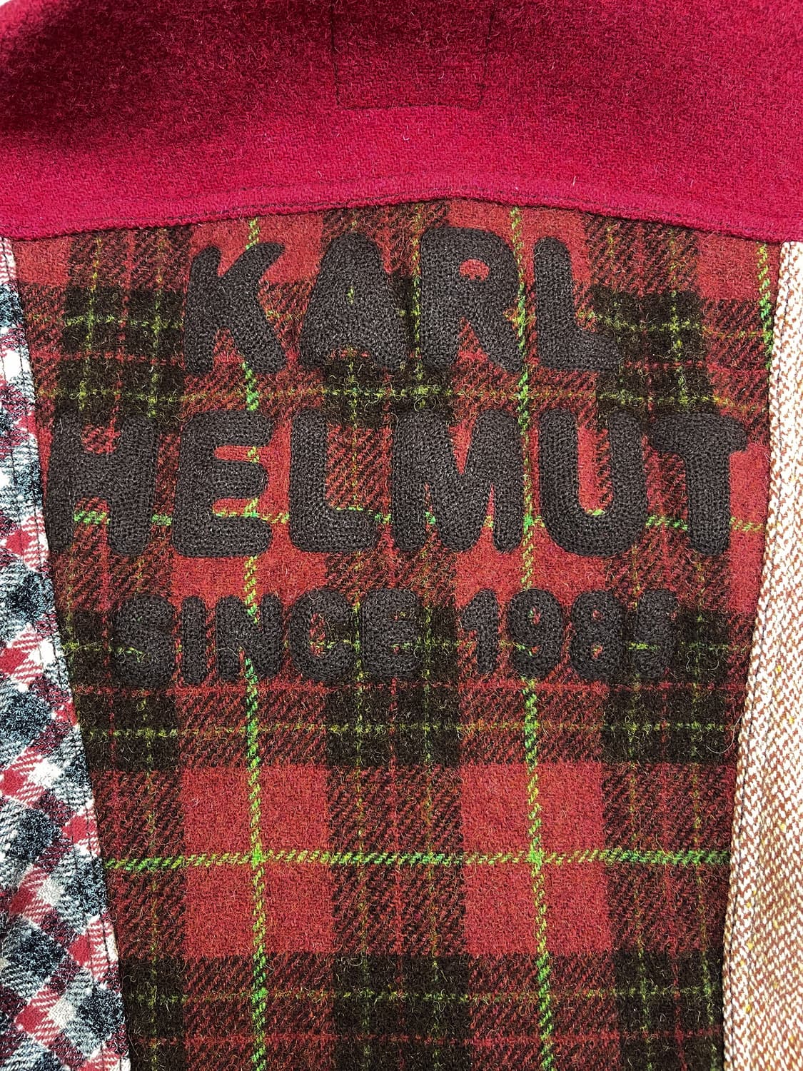 칼 헬무트 x 해리스 트위드 패치워크 울 트러커 자켓 상품이미지6