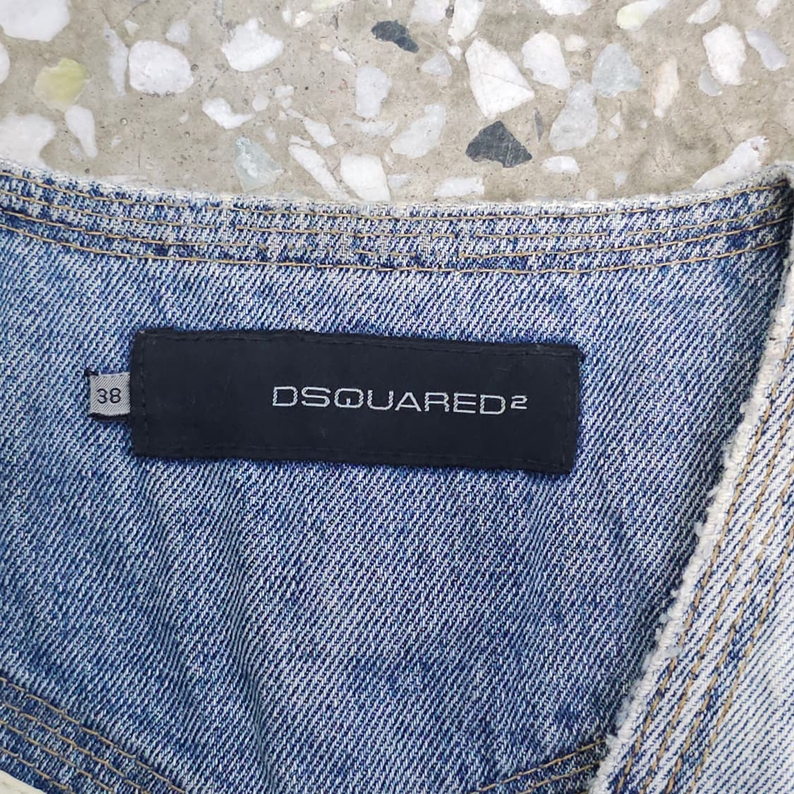 Dsquared2 아동복 데님 베스트 청 조끼 상품이미지8