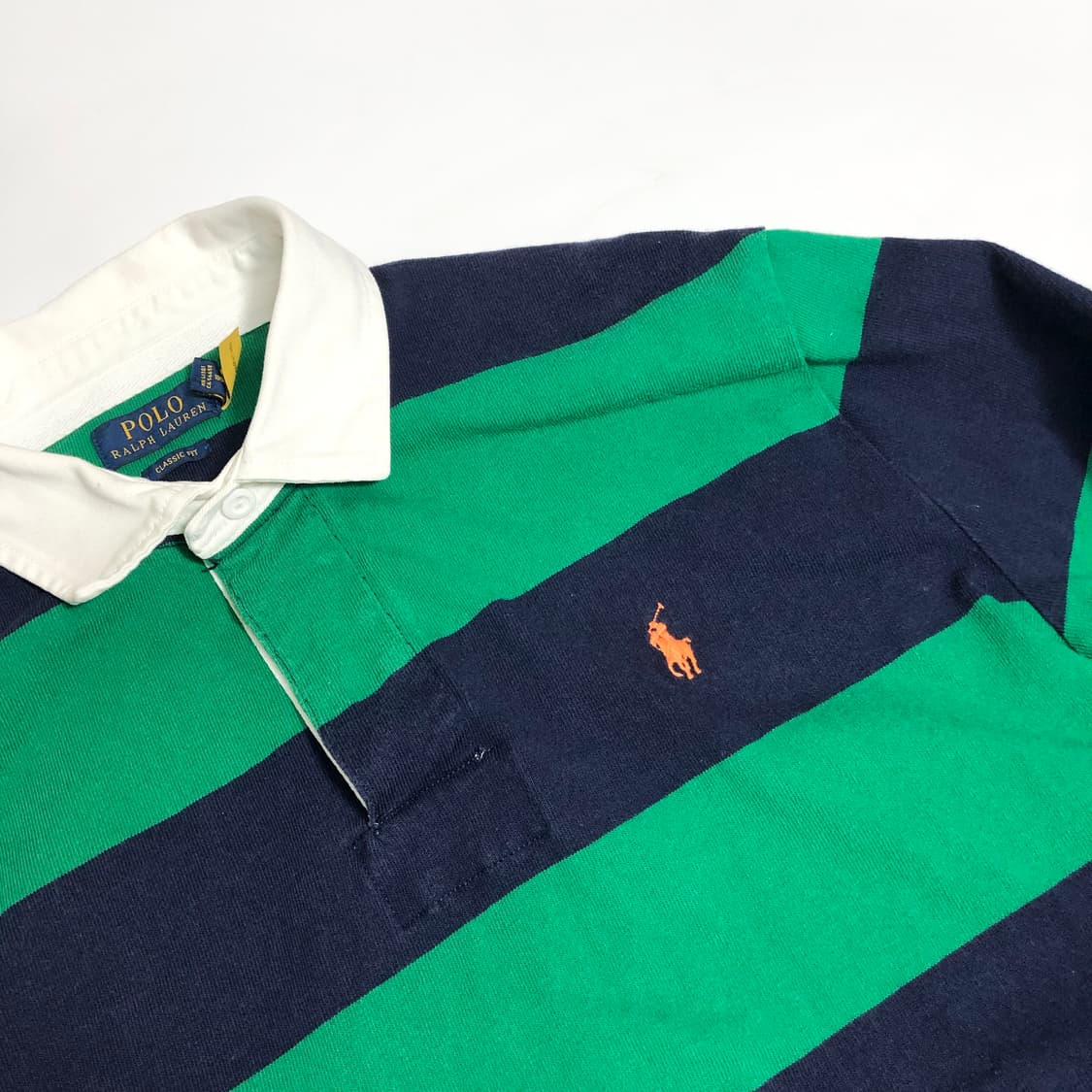 폴로 랄프로렌 럭비 긴팔 카라티  L 상품이미지6