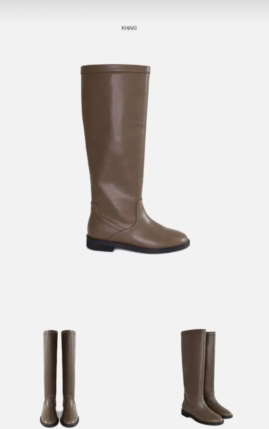 누스 클레망 롱부츠 카키 230 상품이미지4