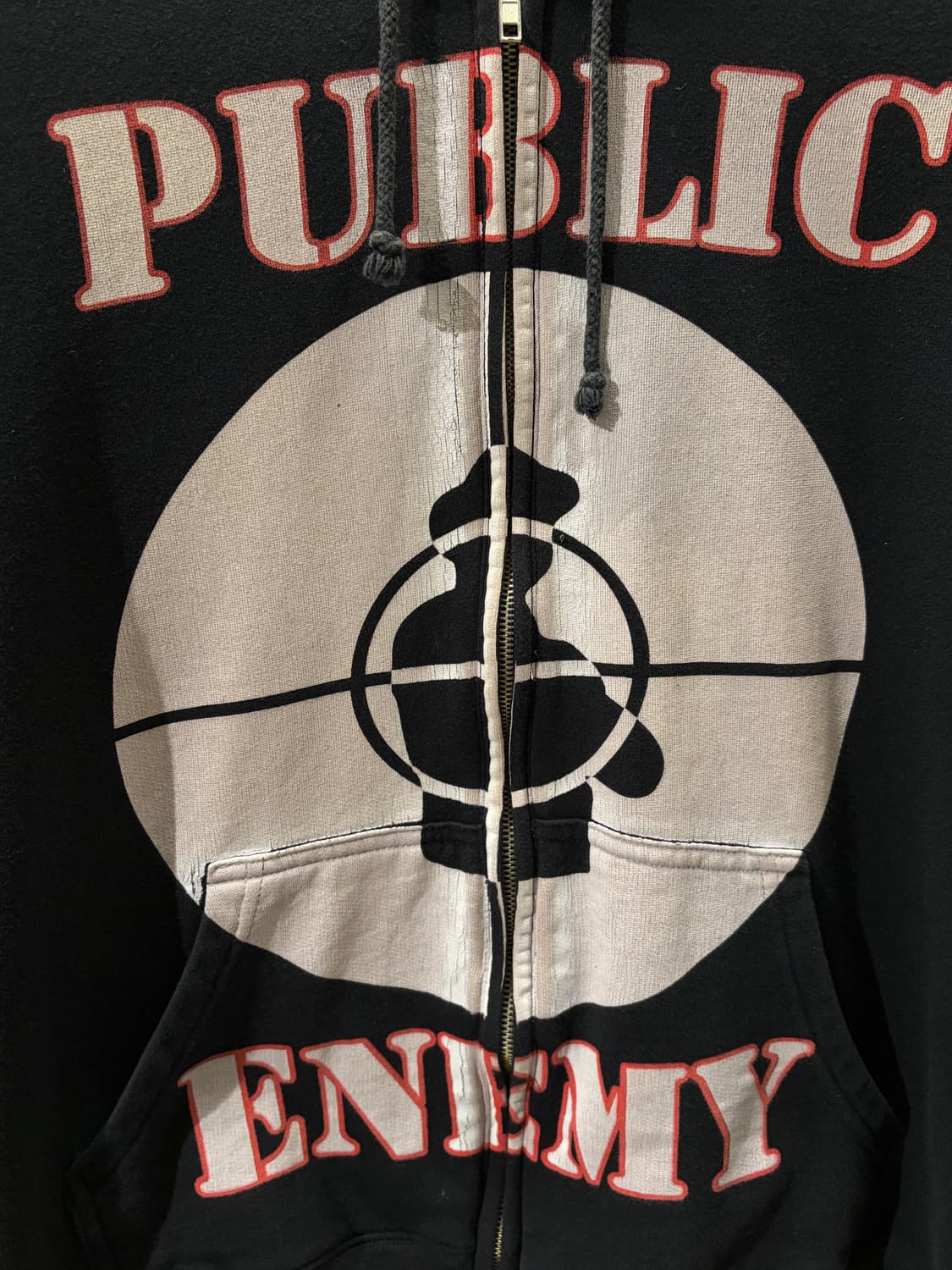 90s Public enemy hood zip 상품이미지3