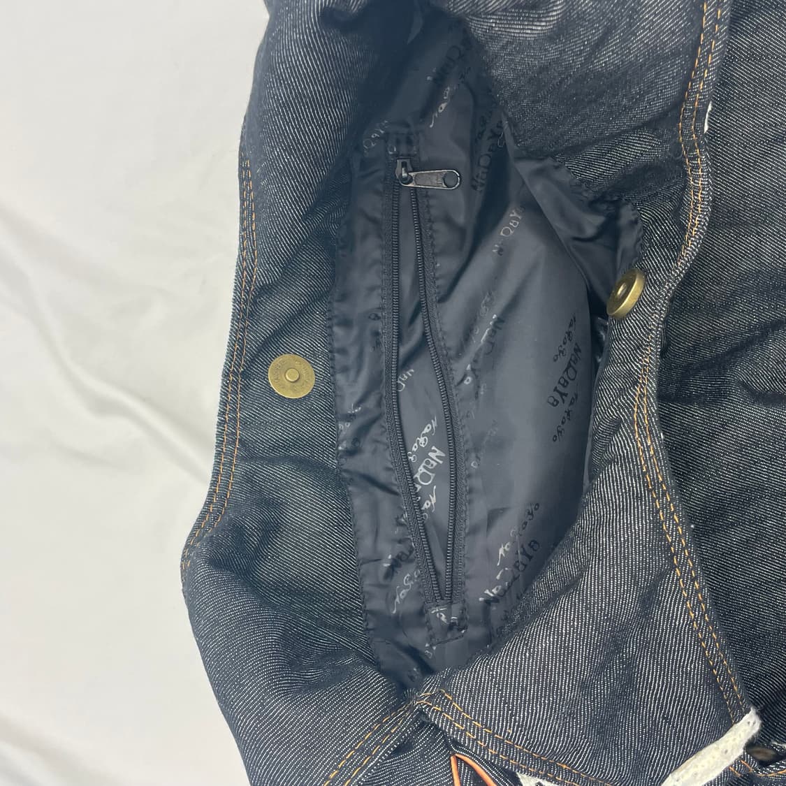 denim shirring lace bag 상품이미지6