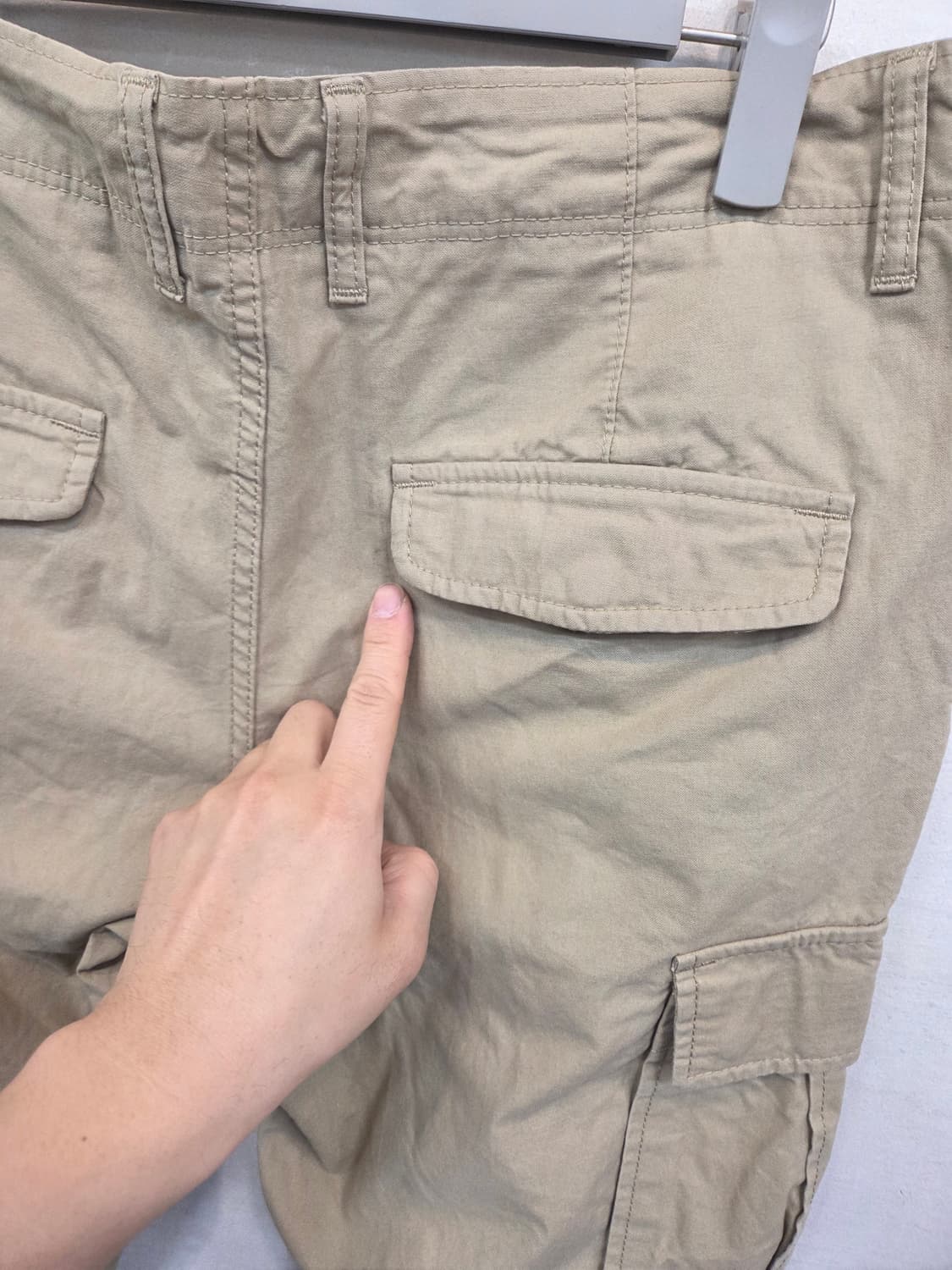 에이치앤엠 파라슈트 코튼 카고팬츠 32 33  상품이미지7