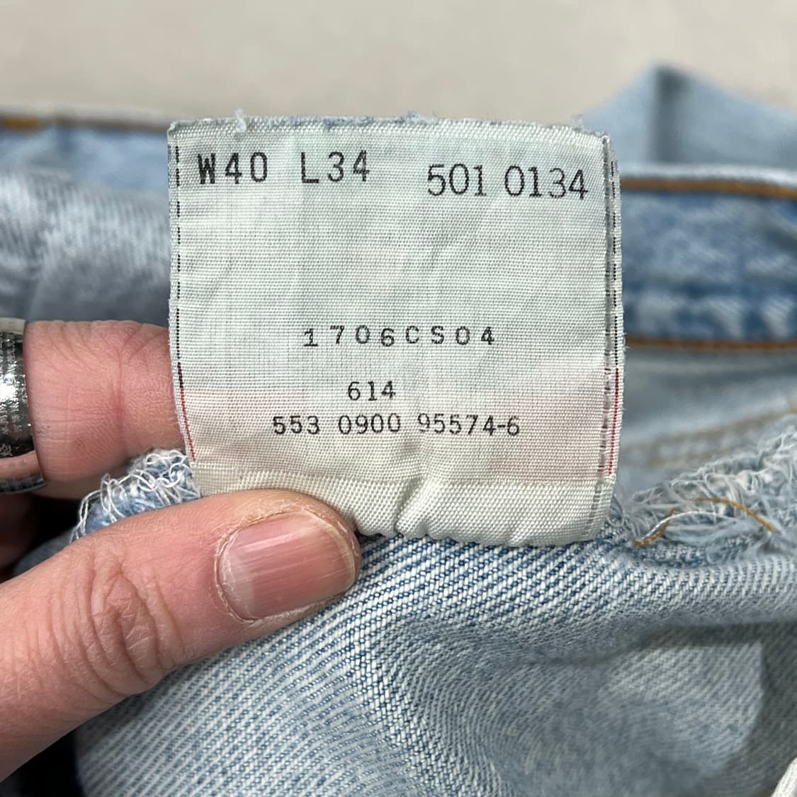 usa 리바이스 501 데님팬츠 s08909 상품이미지8