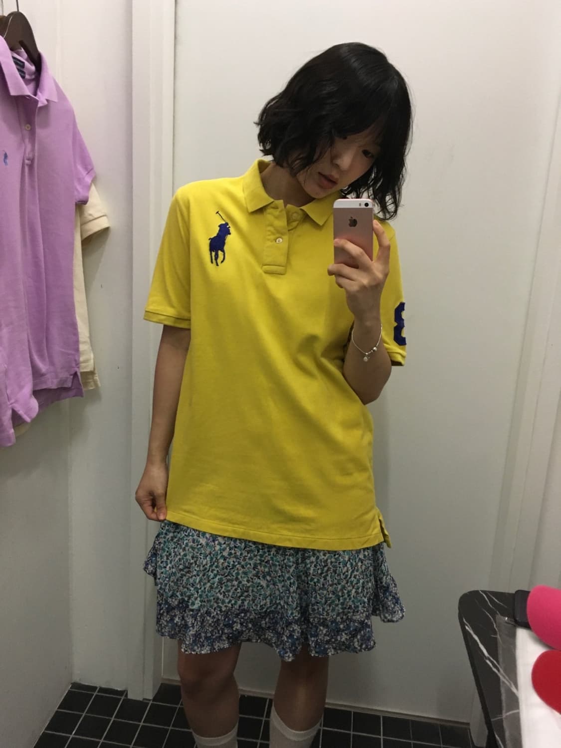 폴로 랄프로렌 빅포니 카라티 옐로우 상품이미지1