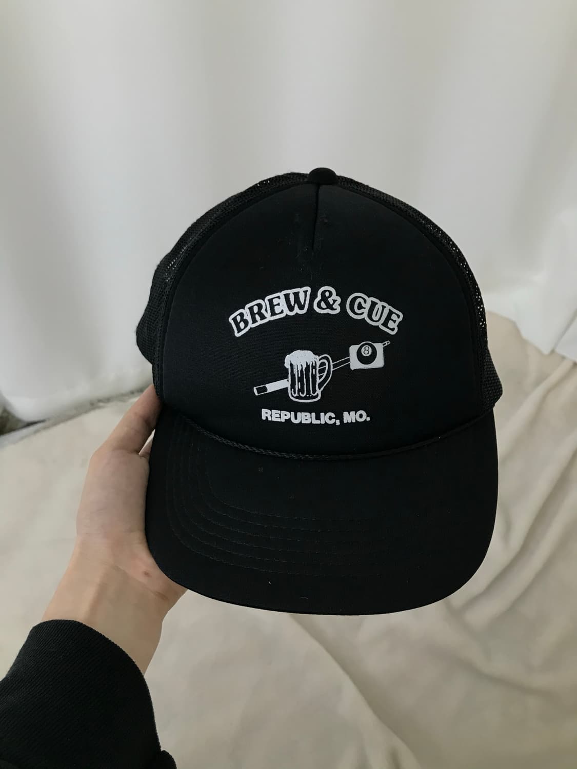  Brew & Cue 블랙 메쉬 트러커 캡모자 스냅백 상품이미지2