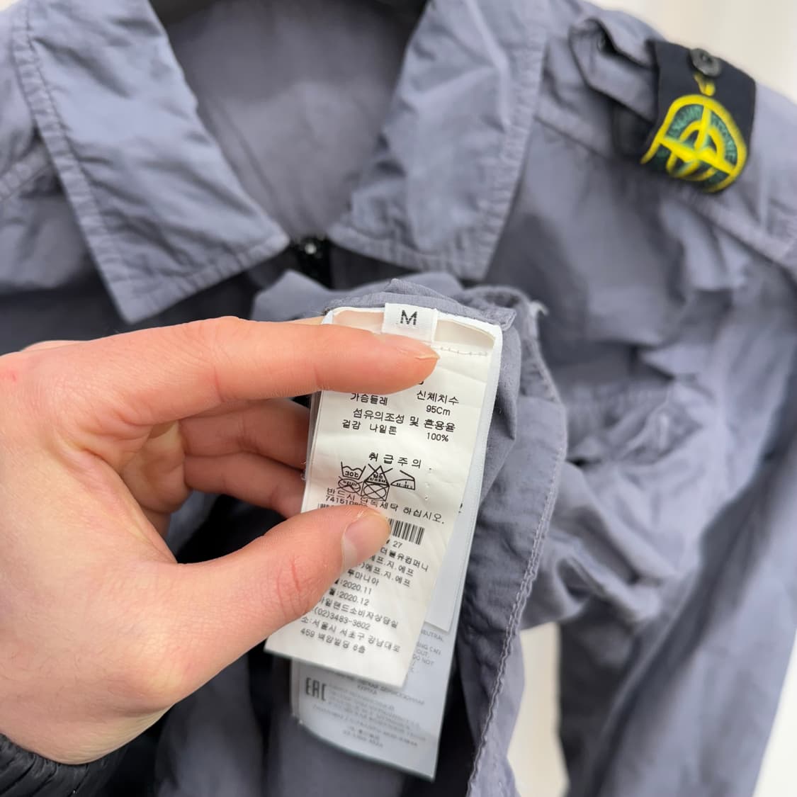 [백화점판/M] 스톤아일랜드 숄더 견장 오버셔츠 자켓 상품이미지4