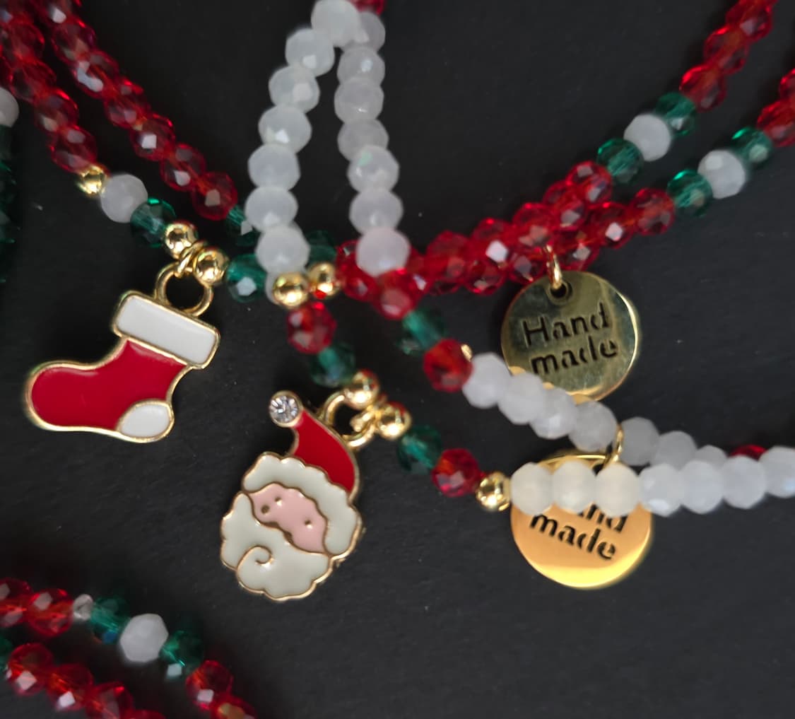 크리스마스 두줄팔찌_양말 상품이미지1