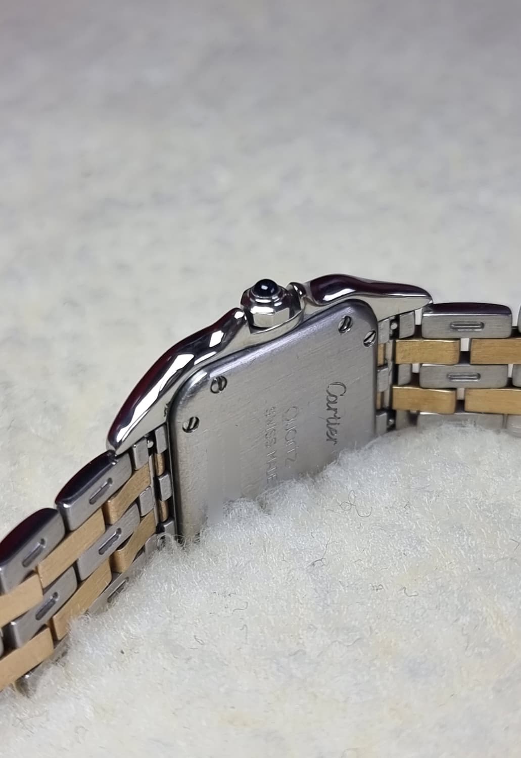 까르띠에 팬더 18K 두줄 콤비 SM 쿼츠 여성시계 상품이미지5