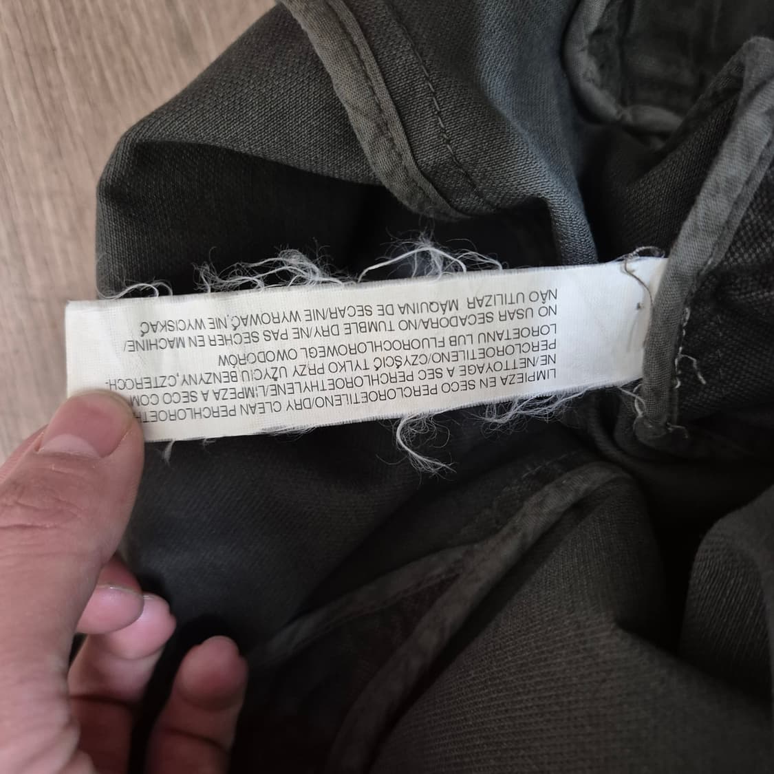 자라 캐주얼 1975 투포켓 야상 워크 자켓 M(95) 상품이미지5