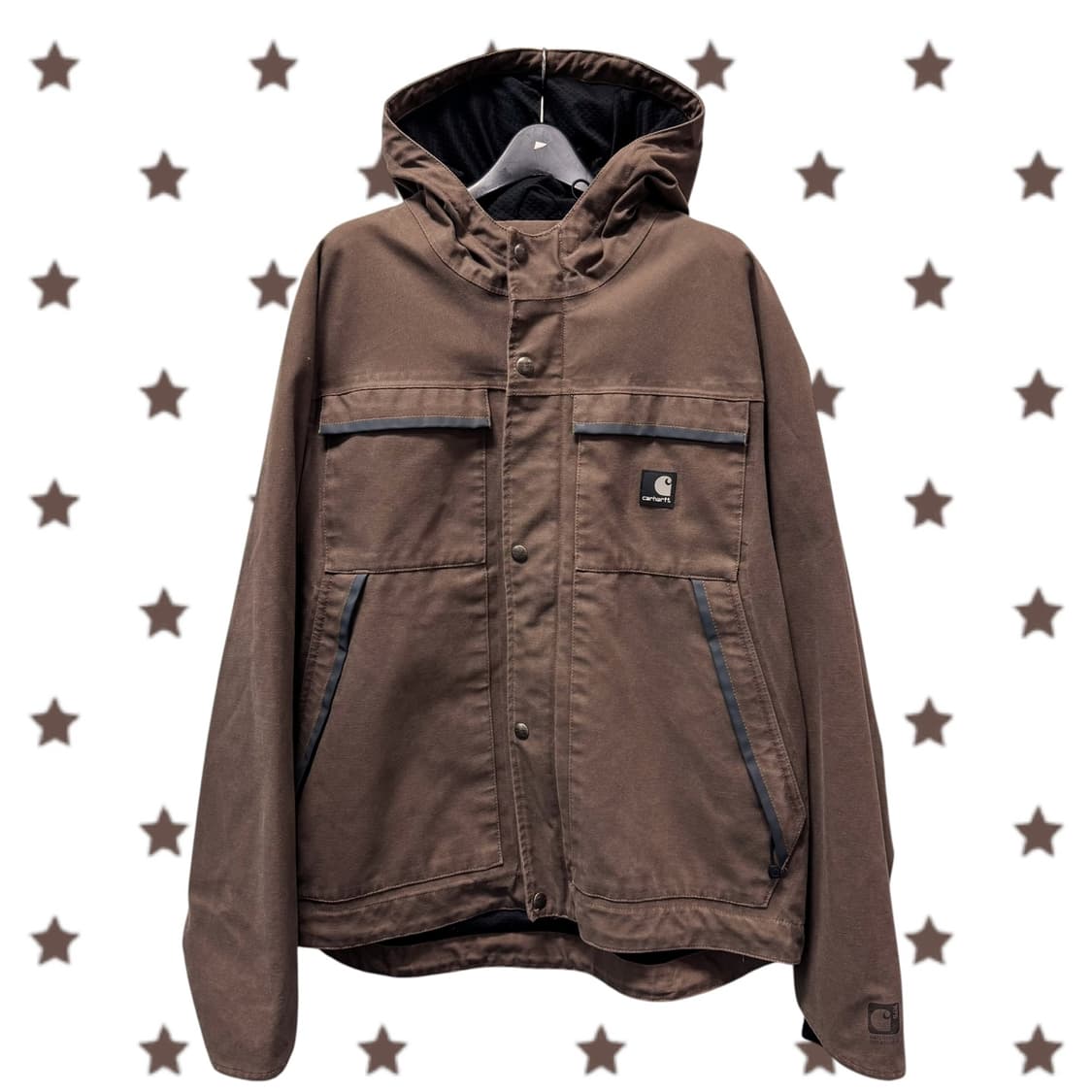 칼하트 빈티지 브라운 코튼 자켓 상품이미지1