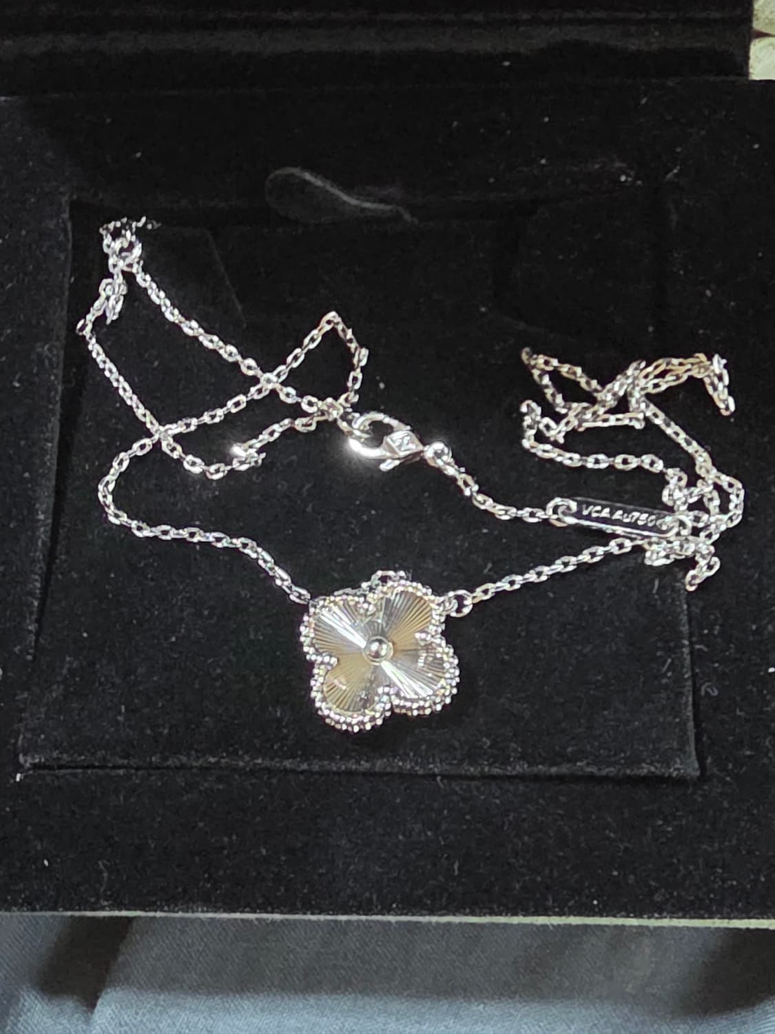 반클리프 기요세 목걸이(실버) 상품이미지2