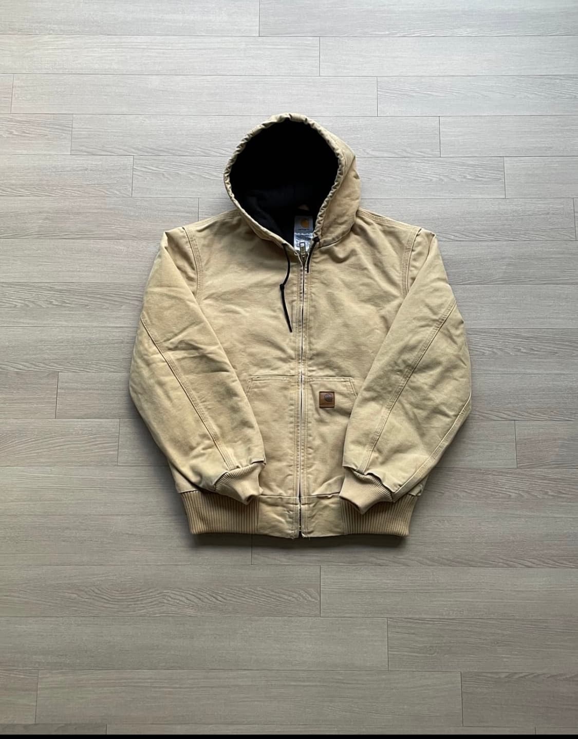 칼하트 j130 wet 액티브 샌드스톤 빈티지 상품이미지1