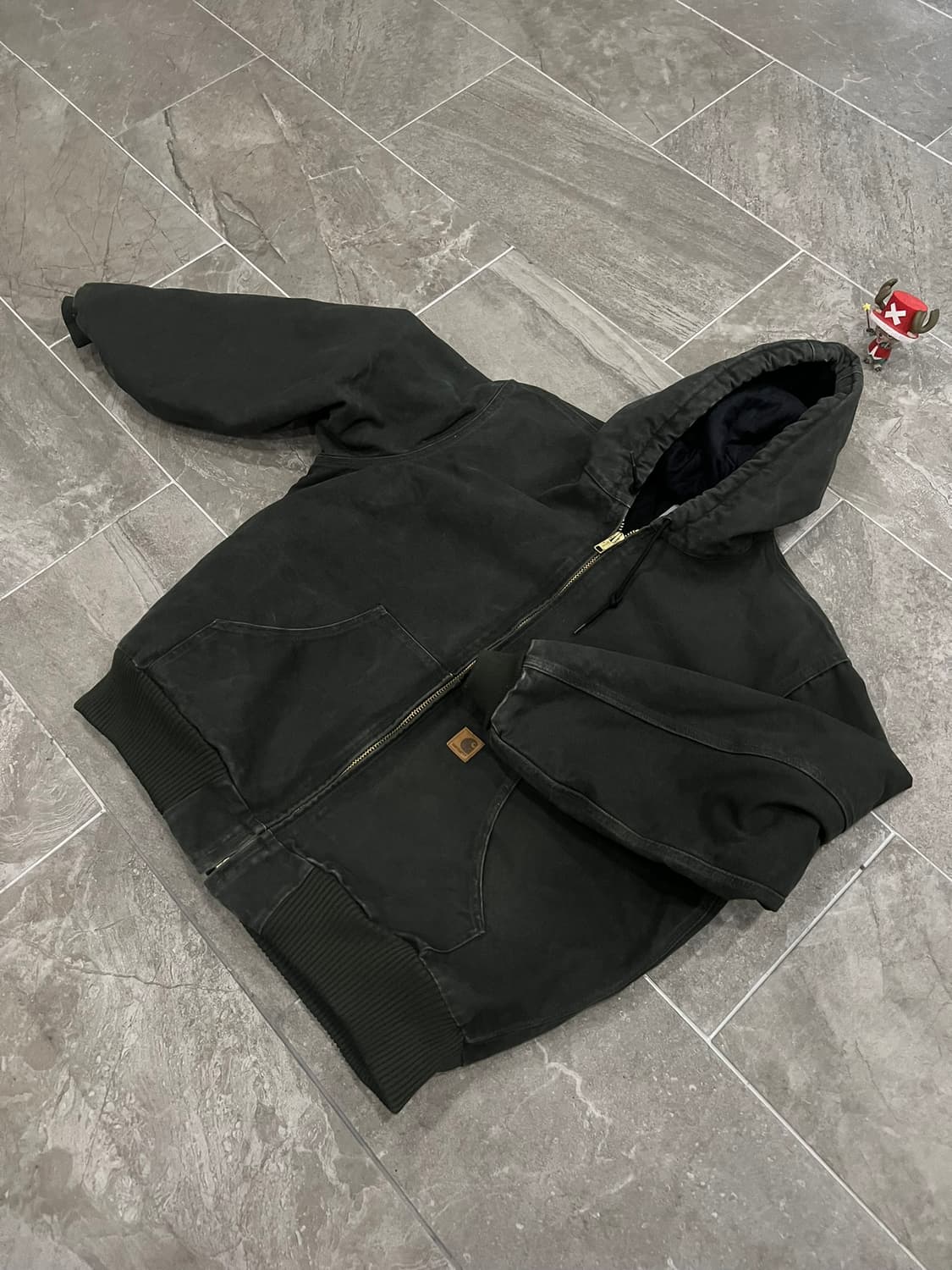 (XL) 칼하트 후드 덕 액티브 자켓 J130 MOS 모스그린 상품이미지7