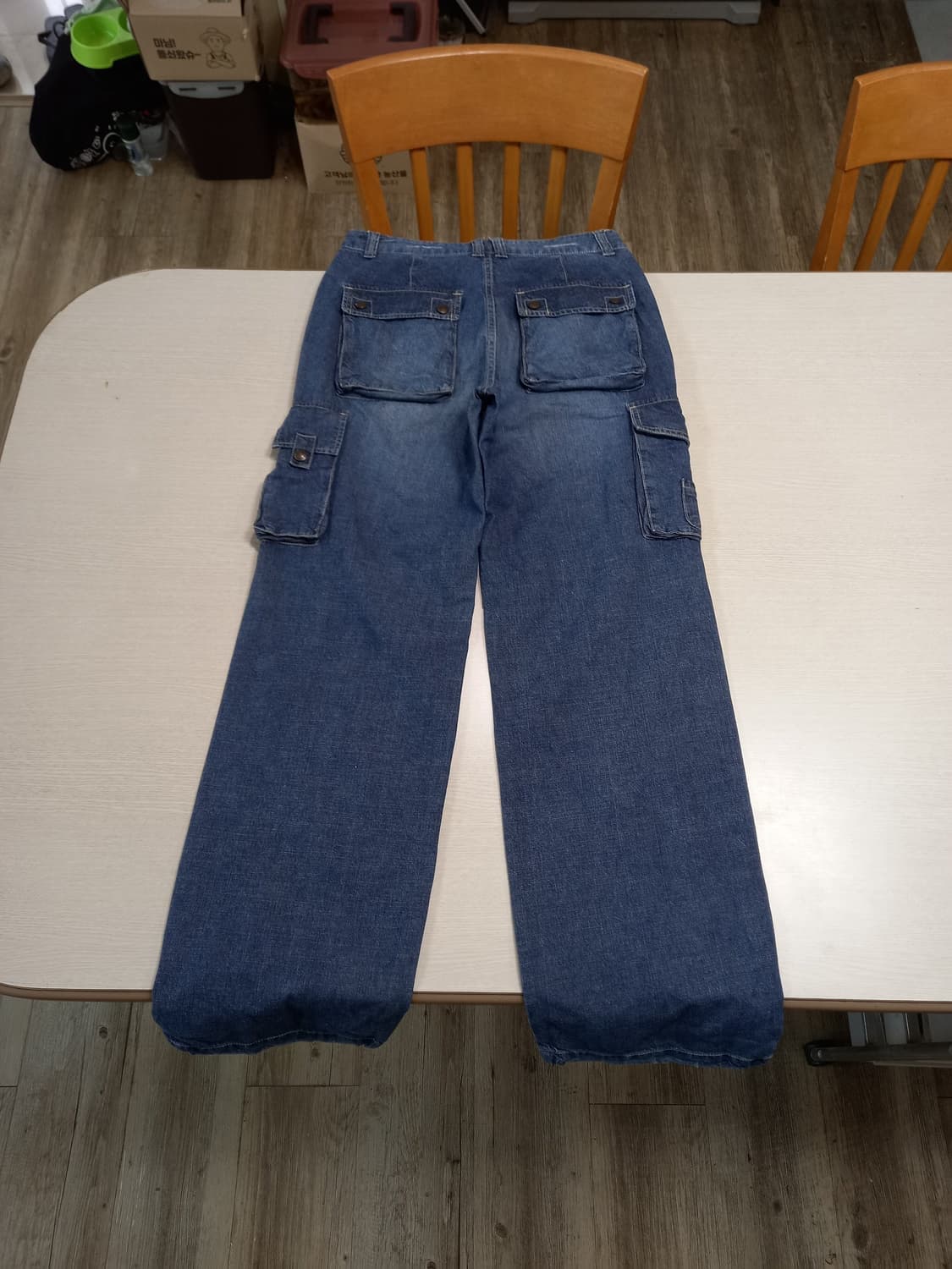 28 DESIGN UNITED 봄여름용 카고 세미와이드진 28-959 상품이미지2