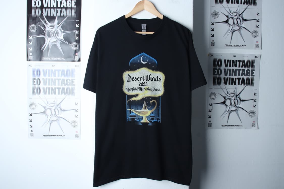 (XL-3XL) 길단 반팔 티셔츠 USA 락티 투어 머천-H31253 상품이미지2