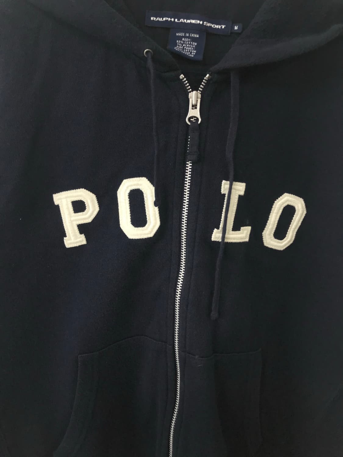 폴로 랄프로렌 스펠아웃 네이비 후드집업 상품이미지4