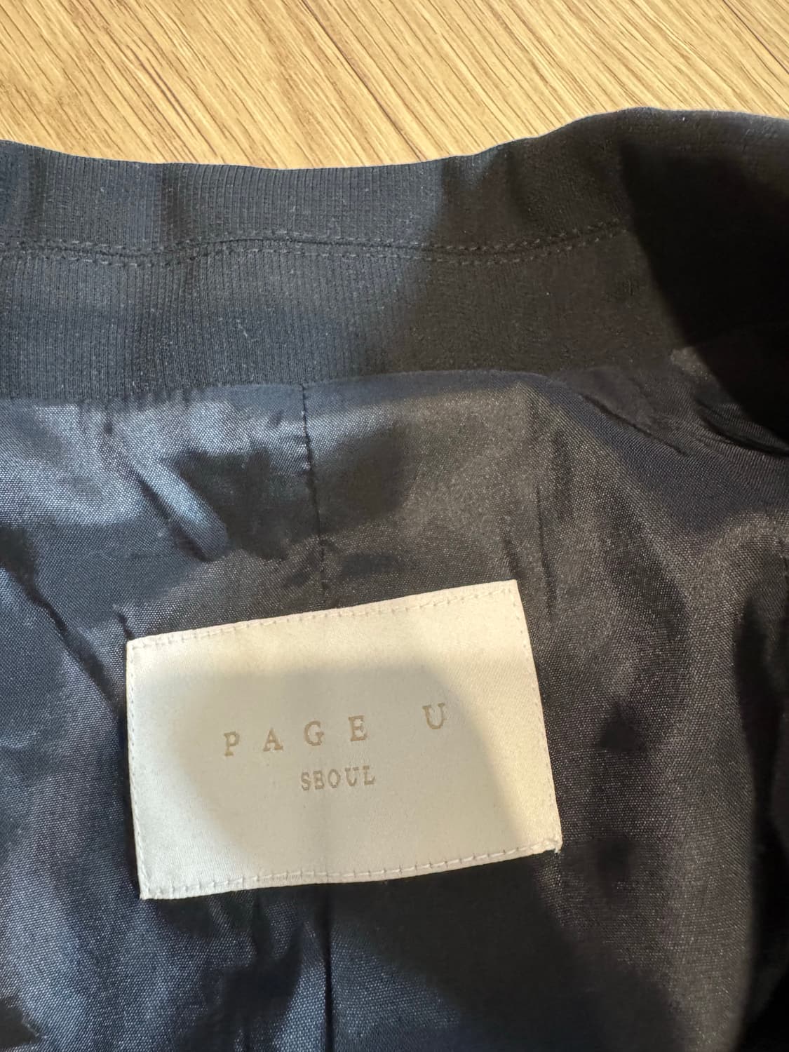 Page u페이지유 블랙자켓 상품이미지2