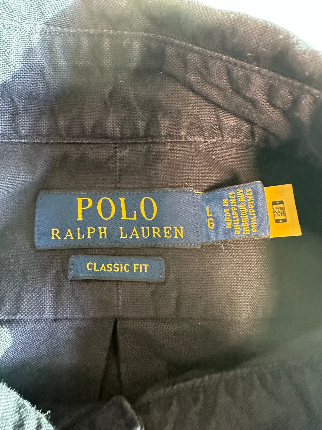 (백화점 구매) 폴로 네이비 셔츠  상품이미지2