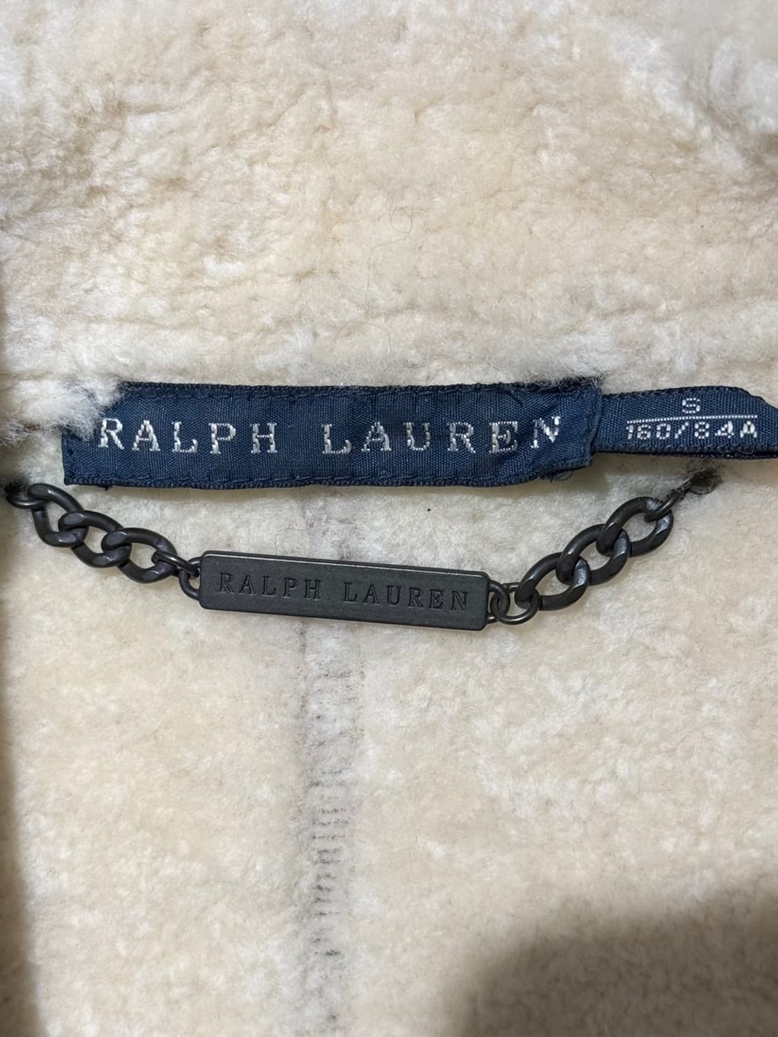 랄프로렌 브라운 램 시어링 카우 레더 무스탕 베스트 상품이미지7