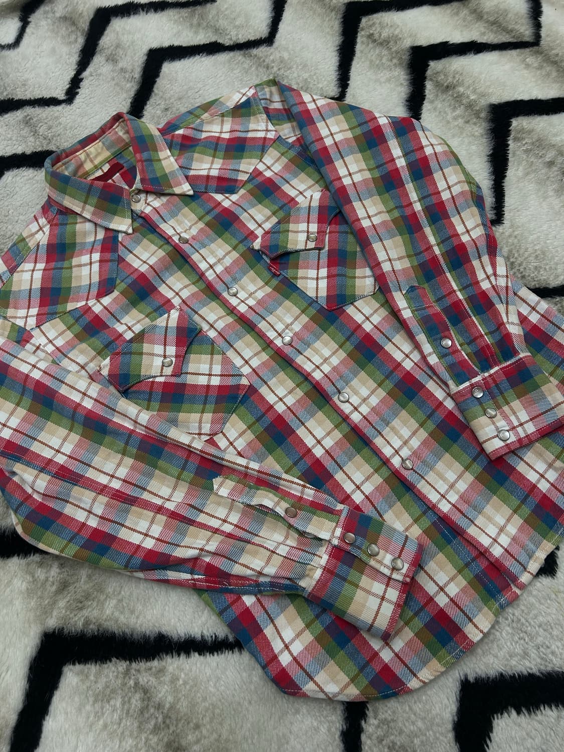 [M]리바이스 레드탭 멀티컬러 울 웨스턴 셔츠 상품이미지2