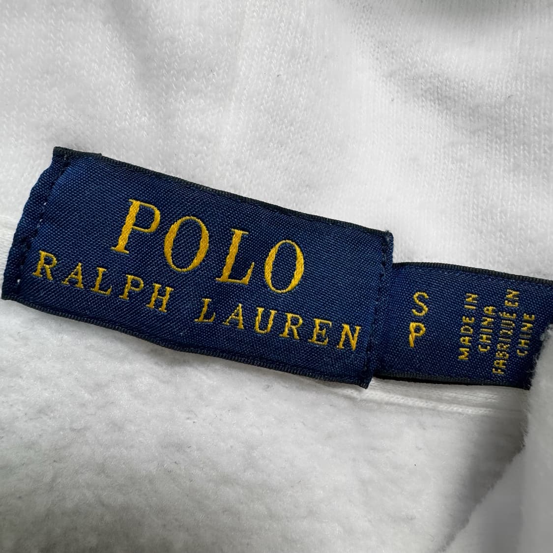 Name : 폴로 랄프로렌 스펠아웃로고 화이트컬러 후드티 :)  상품이미지3