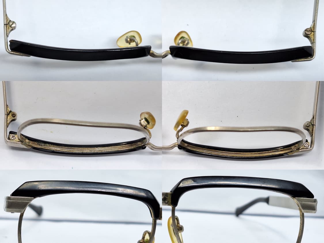 80s 일본 빈티지 SPM 선플래티늄 하금테 안경테 사바에 하우스 브랜드 상품이미지9