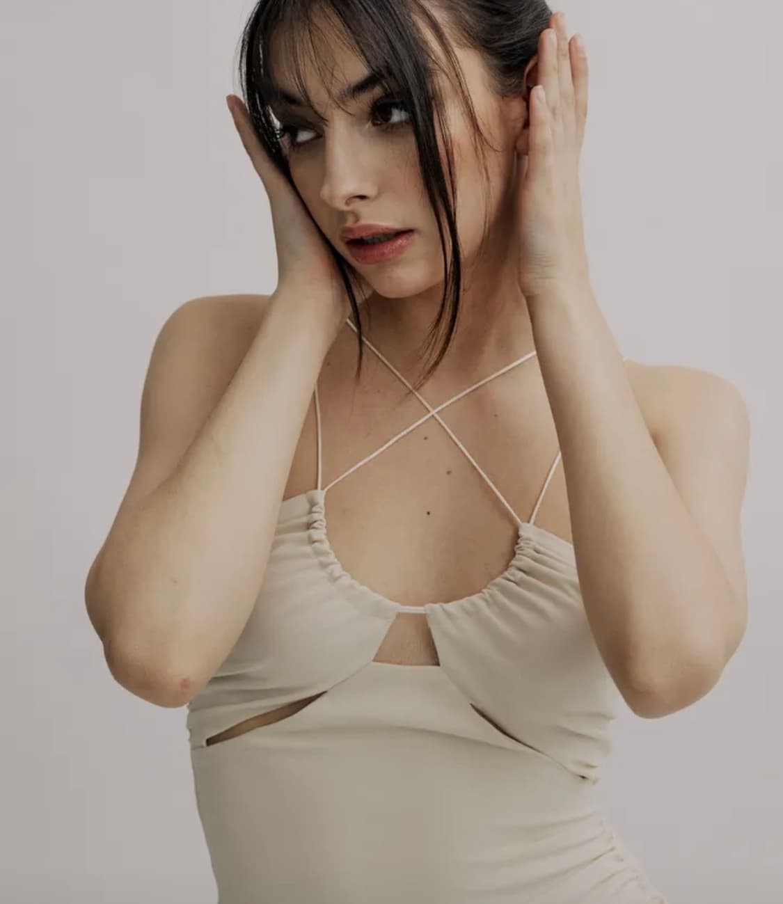 단종) Cleavage slit 드레스 상품이미지8