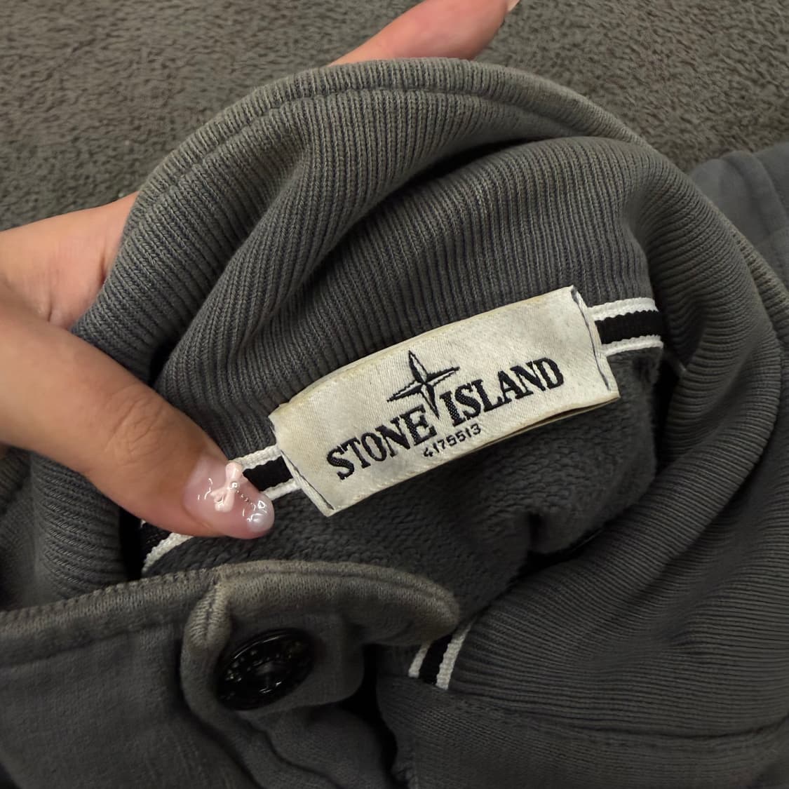 [ 정품/S ] 스톤아일랜드 와펜 버튼 집업 자켓 상품이미지4