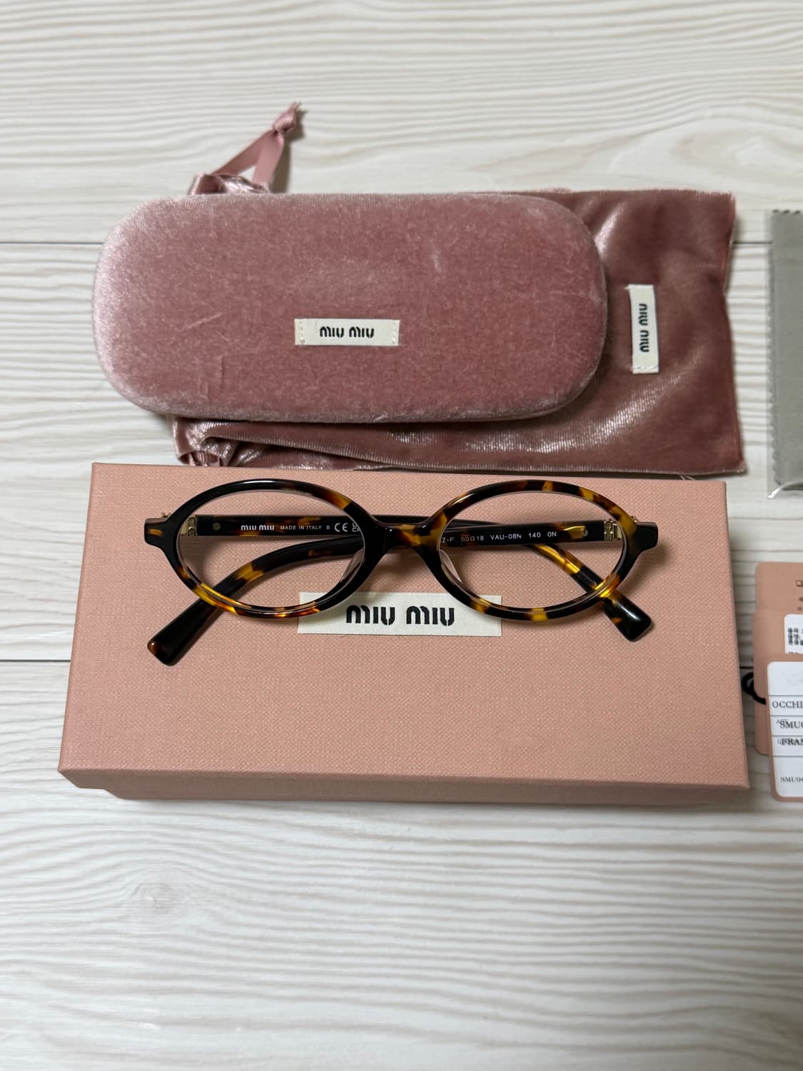 MIUMIU 미우미우 리가드 안경 상품이미지2