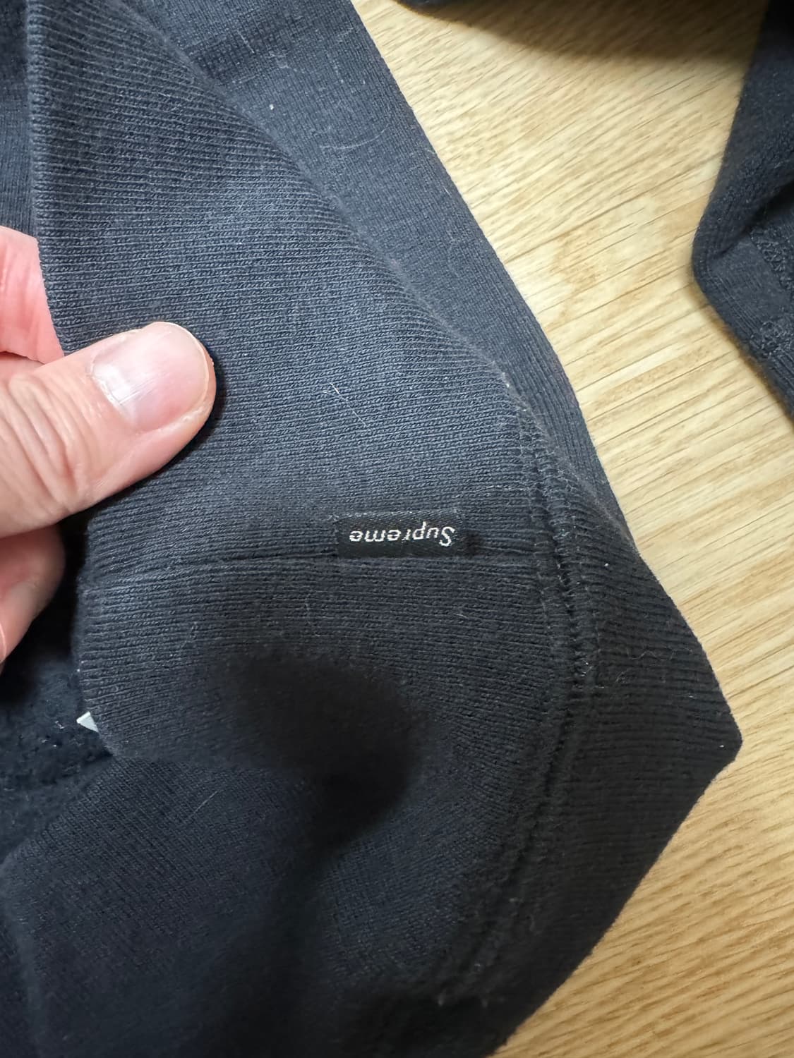 슈프림 블랙 사바스 후드  상품이미지3