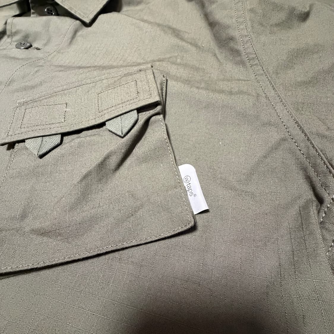 WTAPS 21FW 립스타 자켓 셔츠 상품이미지5