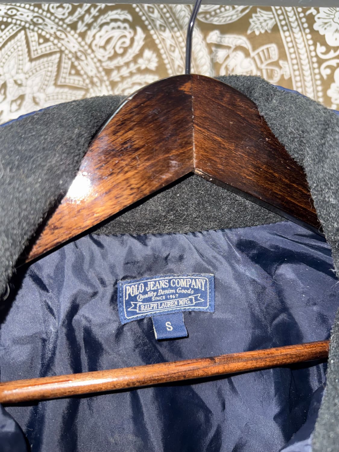 폴로진스 여성 성조기 자수 덕다운 패딩  상품이미지4