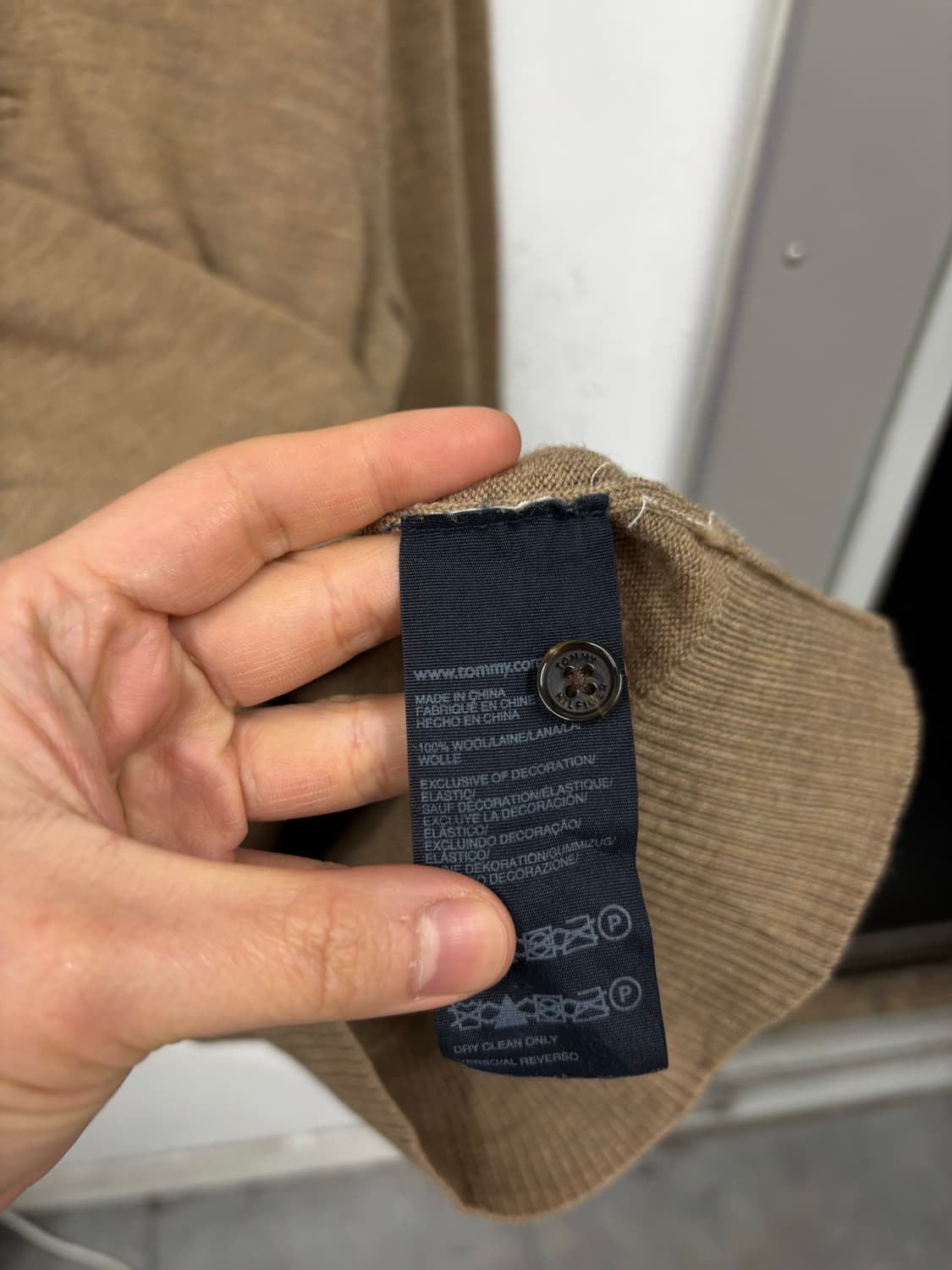 타미힐피거 카라 울니트 상품이미지6