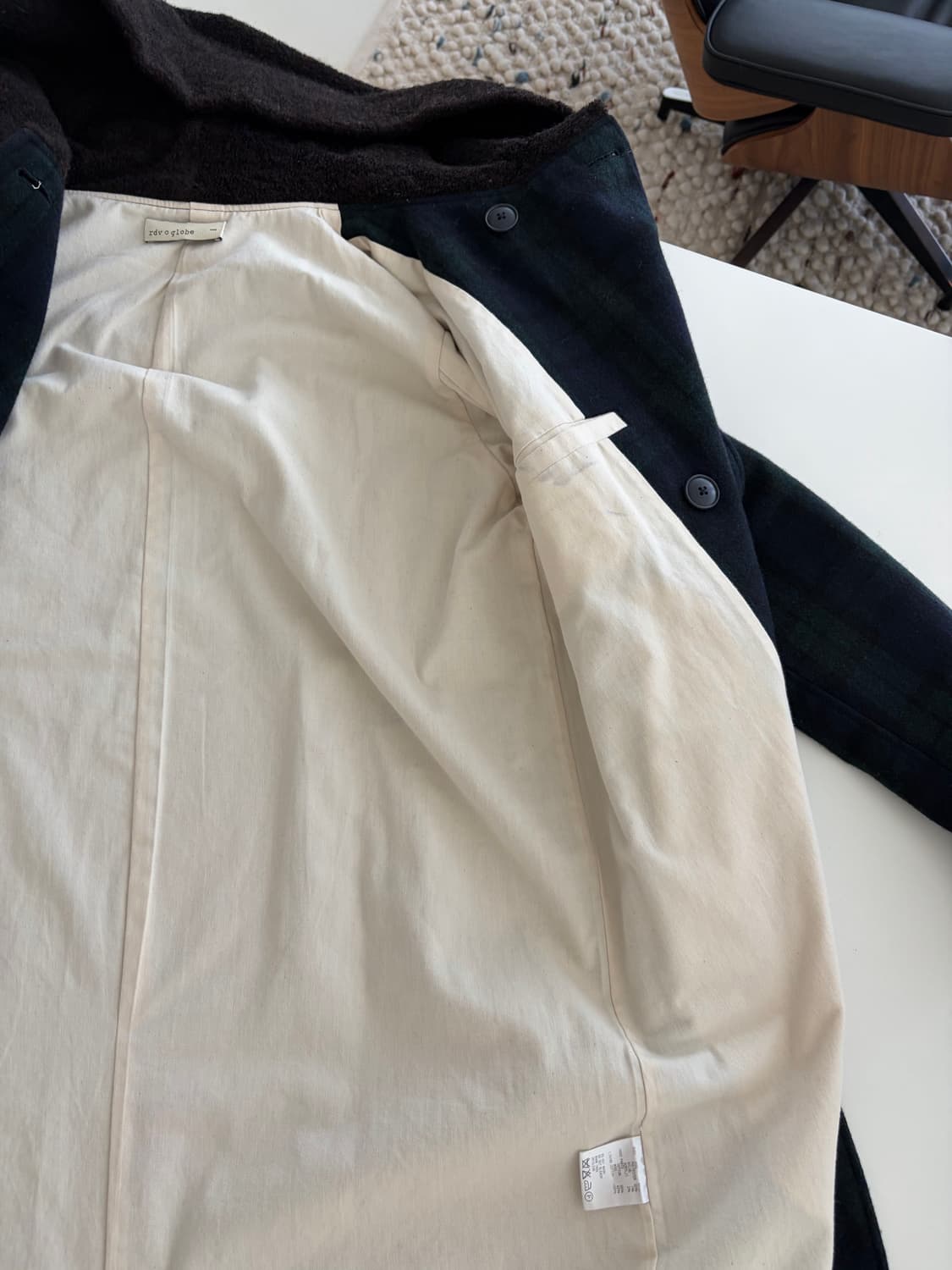 rdv o globe 후드코트 1사이즈 상품이미지6