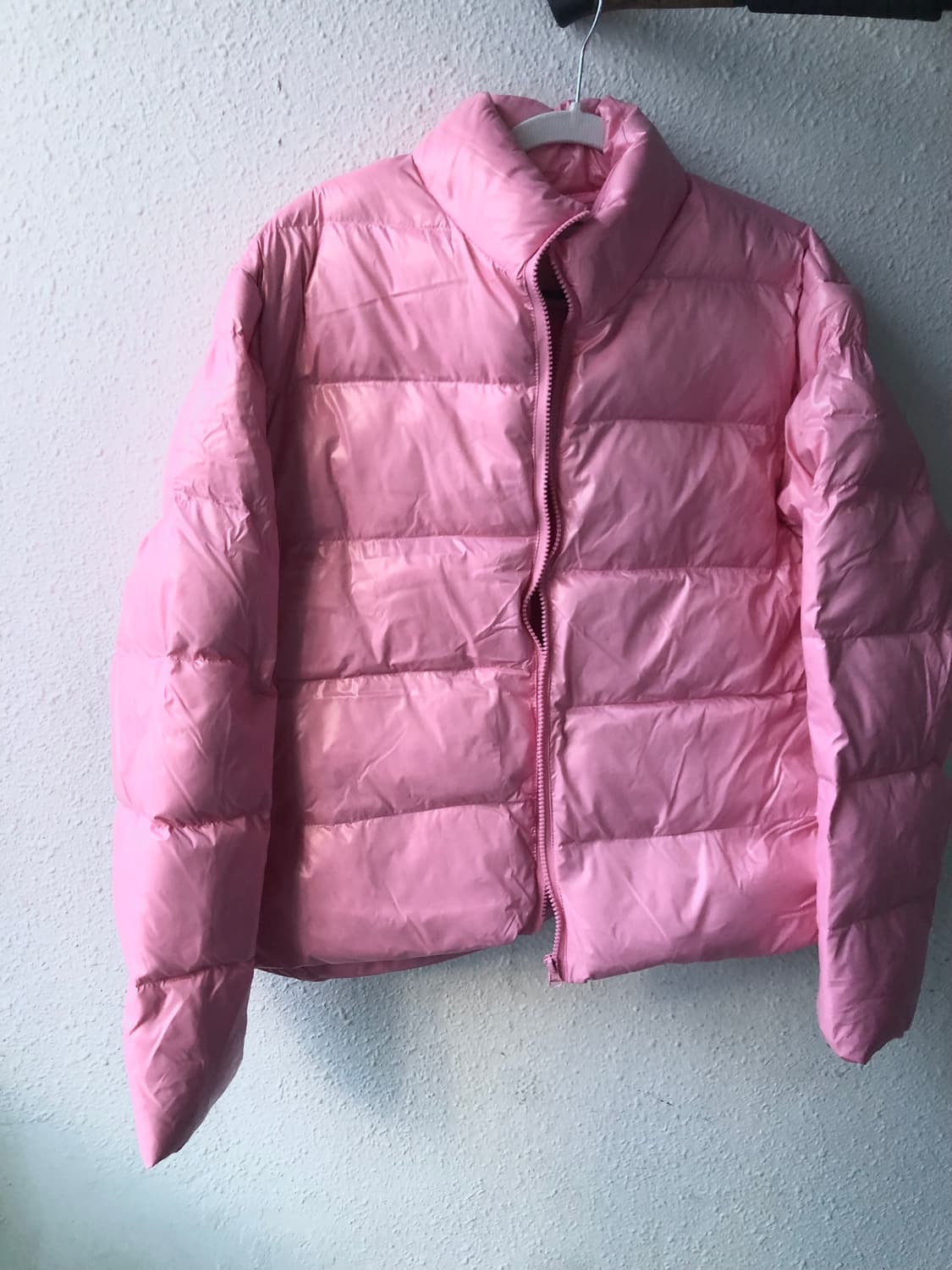 유광 핑크 패딩 상품이미지2