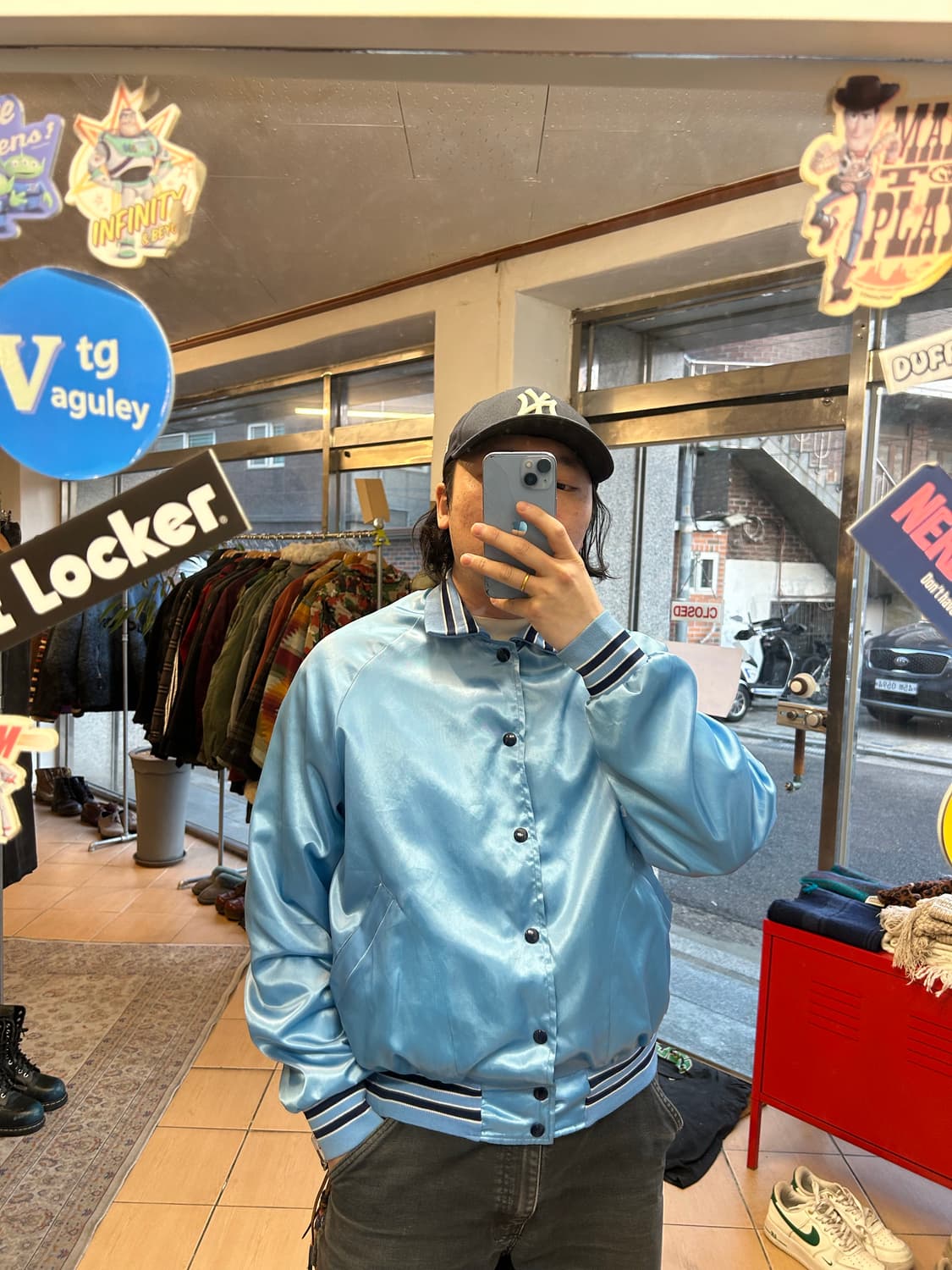 80‘s USA 사틴자켓 상품이미지8