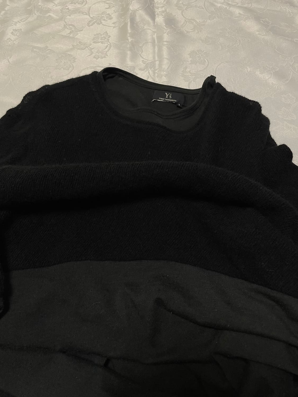 Yohji yamamoto layered roundneck knit 상품이미지4