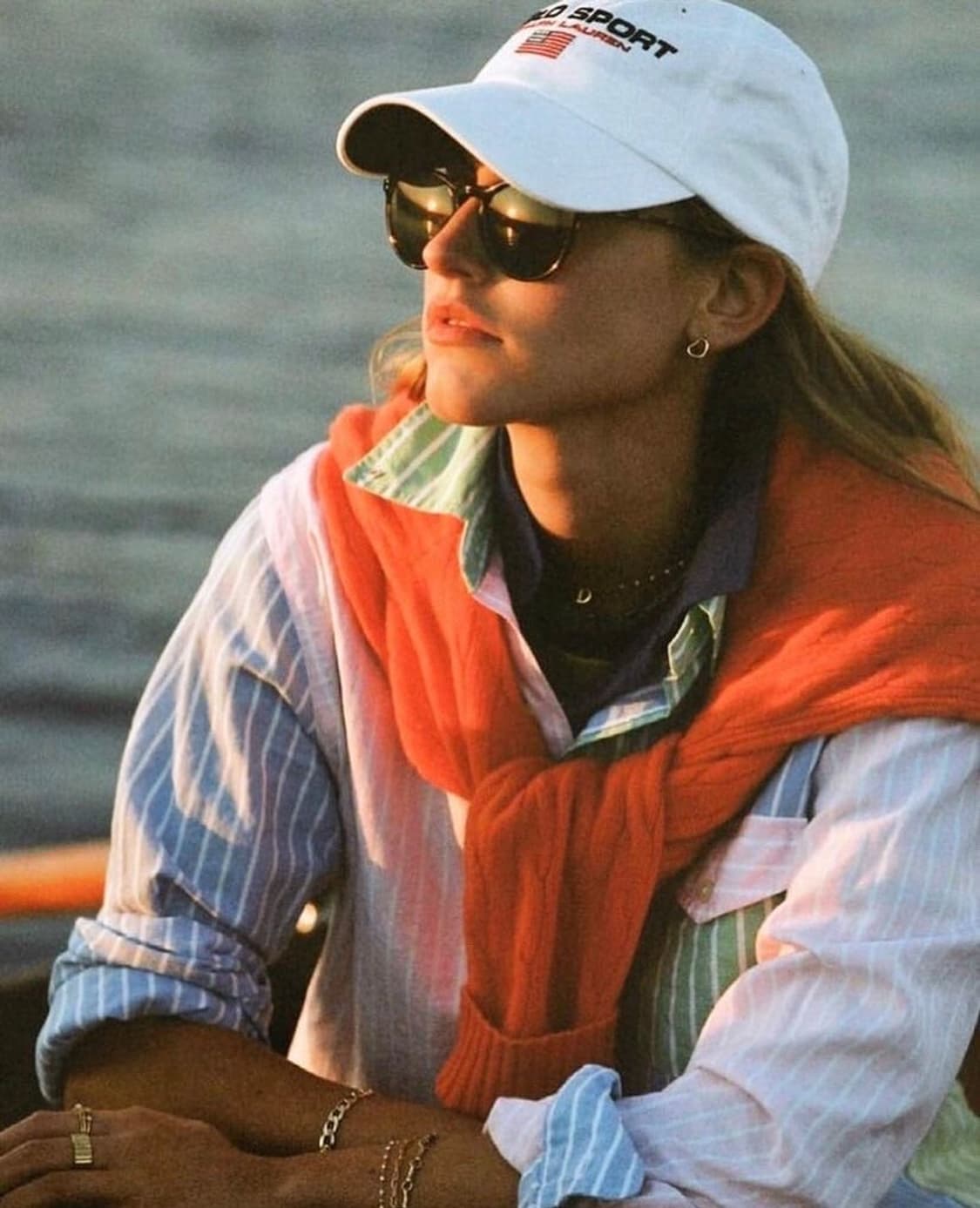 90s 올드 POLO 폴로 랄프로렌 골프 빈티지 볼캡 상품이미지7