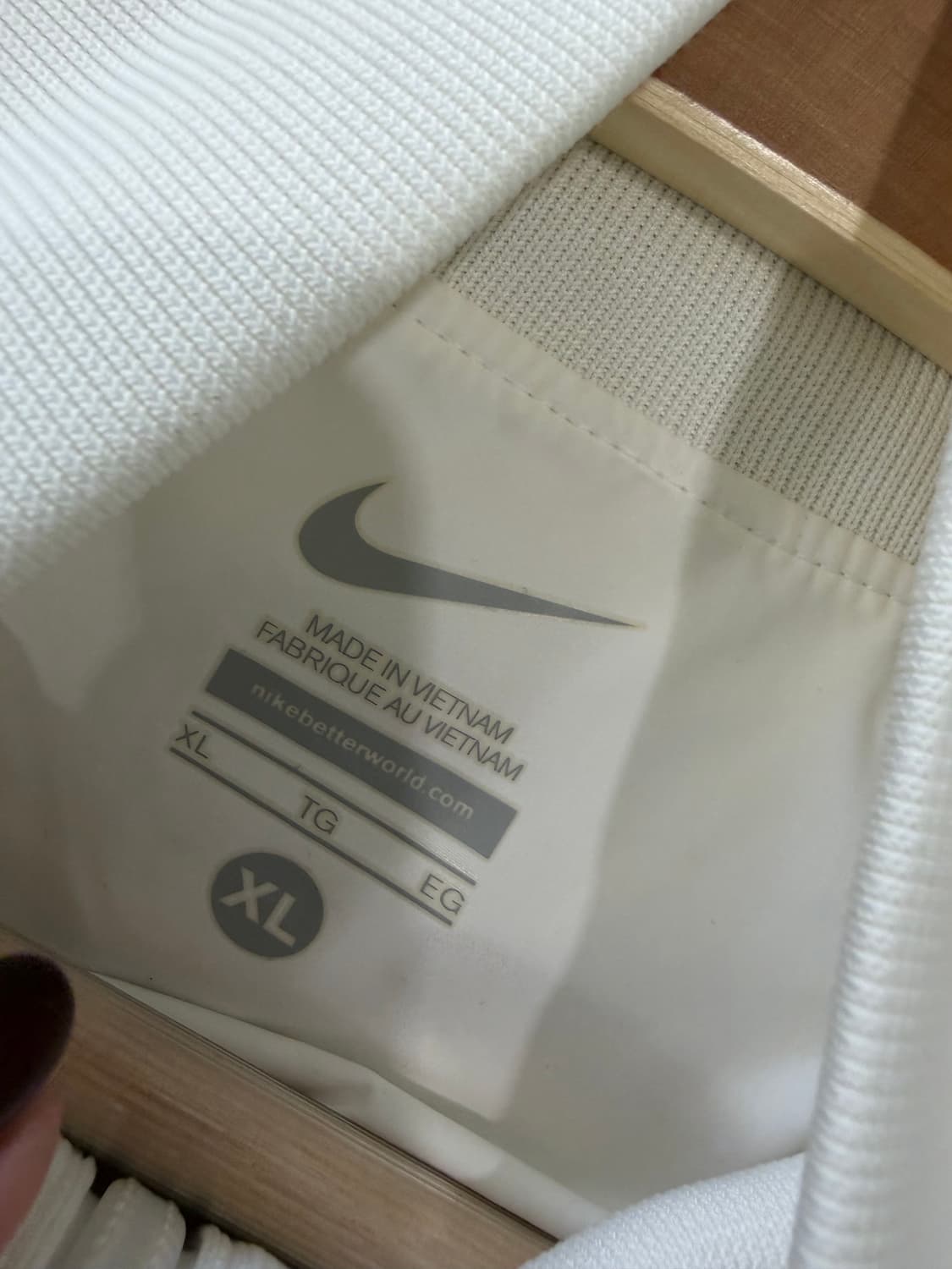 50. 나이키 국대 화이트져지 트랙탑 상품이미지3