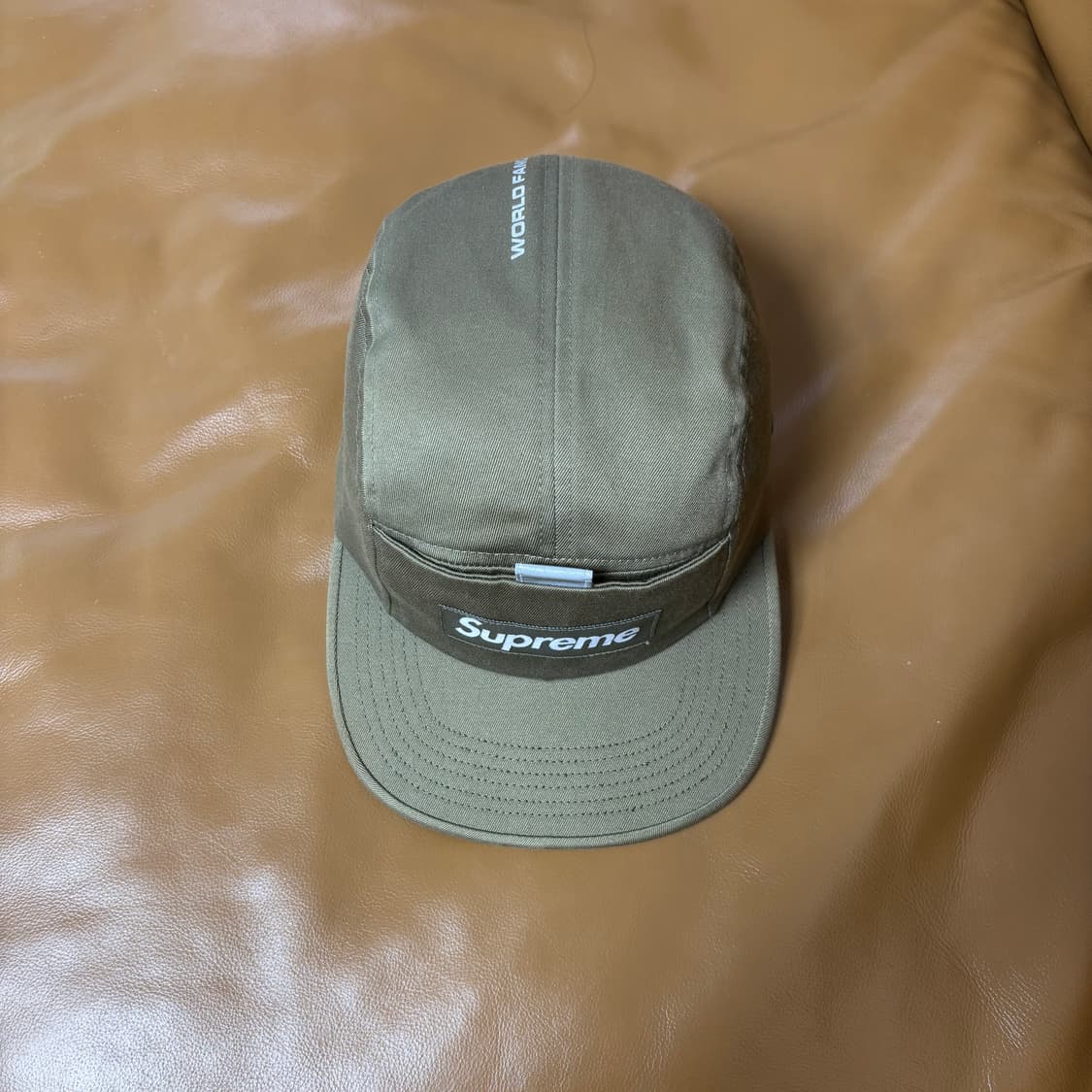 Supreme 슈프림 워시드 카키 캠프캡 모자 (Washed Khaki) 상품이미지5
