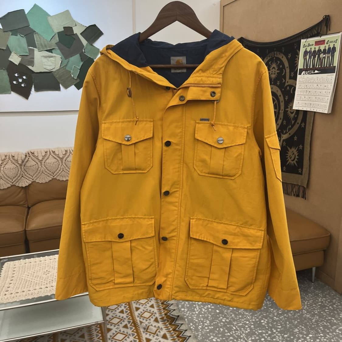 칼하트 테크웨어 레트로 빈티지 트러커 워크 야상 자켓 L C11056 상품이미지3