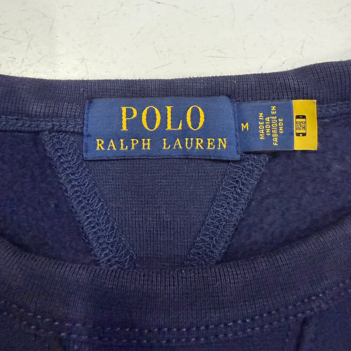 폴로 랄프 로렌 네이비 플리스 크루넥 스웻셔츠 상품이미지3