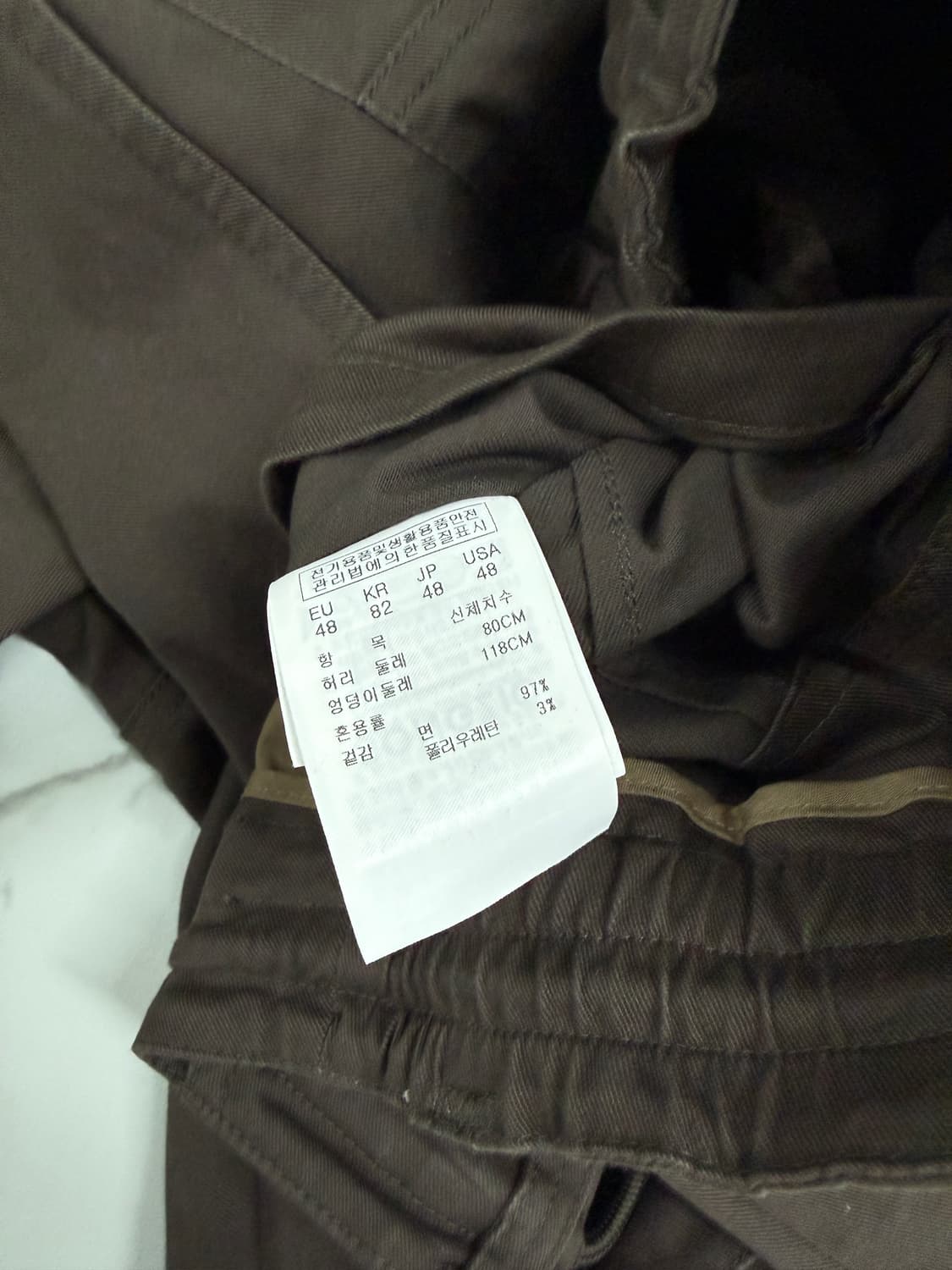 송지오옴므 핀턱 캐롯 팬츠 상품이미지4