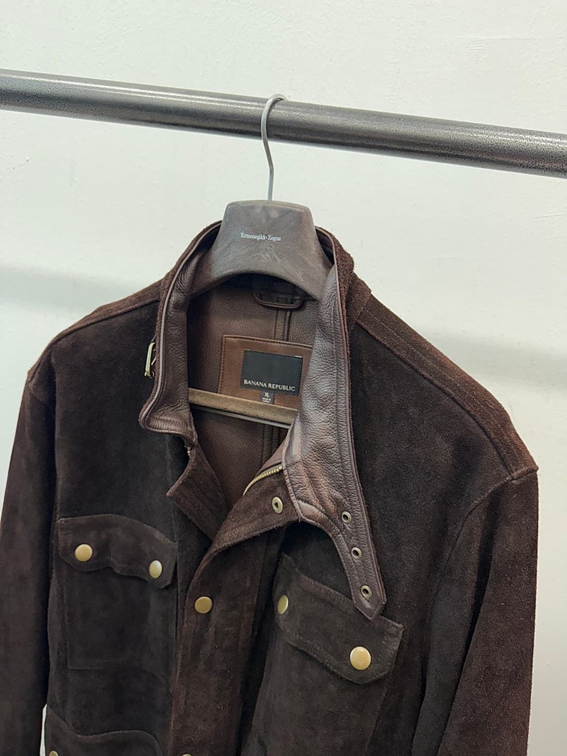 110-115) 바나나리퍼블릭 신형 스웨이드 필드자켓  상품이미지4