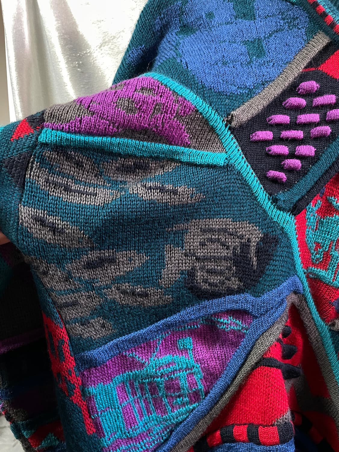 105) EMAROO 빈티지 호주 패턴 니트 스웨터 상품이미지5