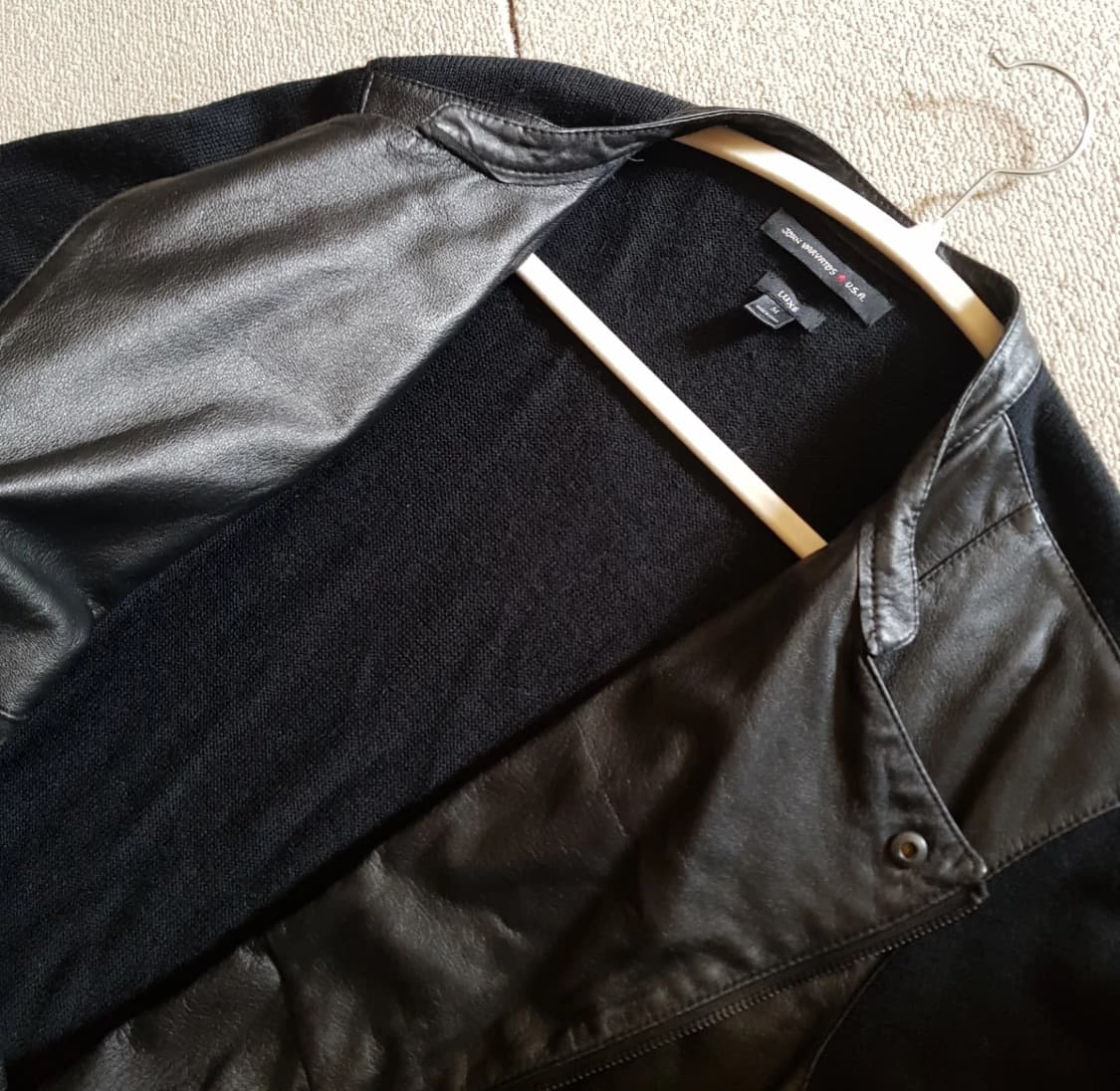 존 바바토스 사선 집업 가죽 자켓 가디건 100 상품이미지6
